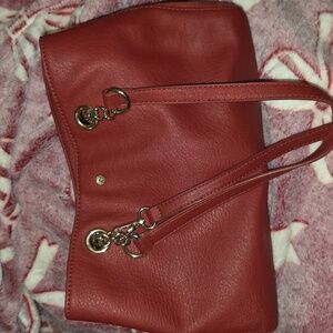 LC Lauren Conrad Rich Red Shoulder Bag